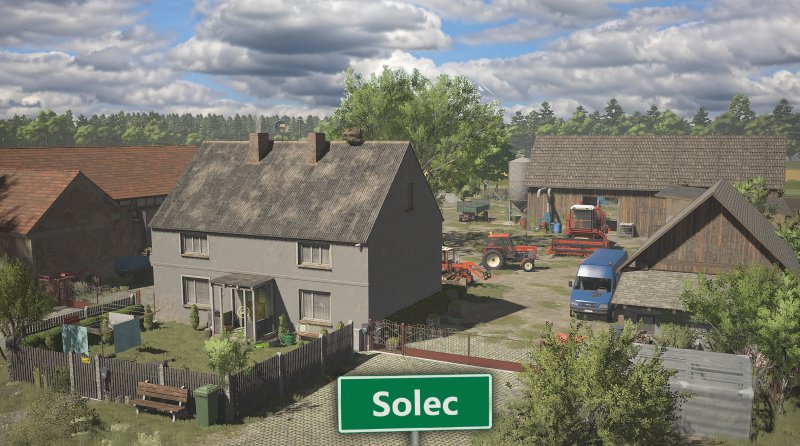 SOLEK SAVE DOWNLOAD! POLISH VILLAGE SMALL GOSPO SOLEK MEGA ATMOSPHERE FS25 AB